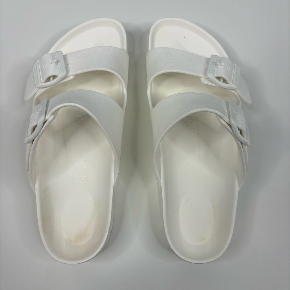 Birkenstock Arizona Essentials White Sandal Women’s 6 - Picture 4 of 12